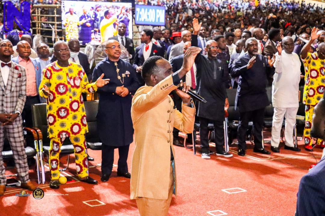 Pastor Paul Enenche of Dunamis leads Govs Ortom, Udom, Okowa, others in prayer for Nigeria - Insecurity 260966145 474343740711651 3494347101587596277 N592843