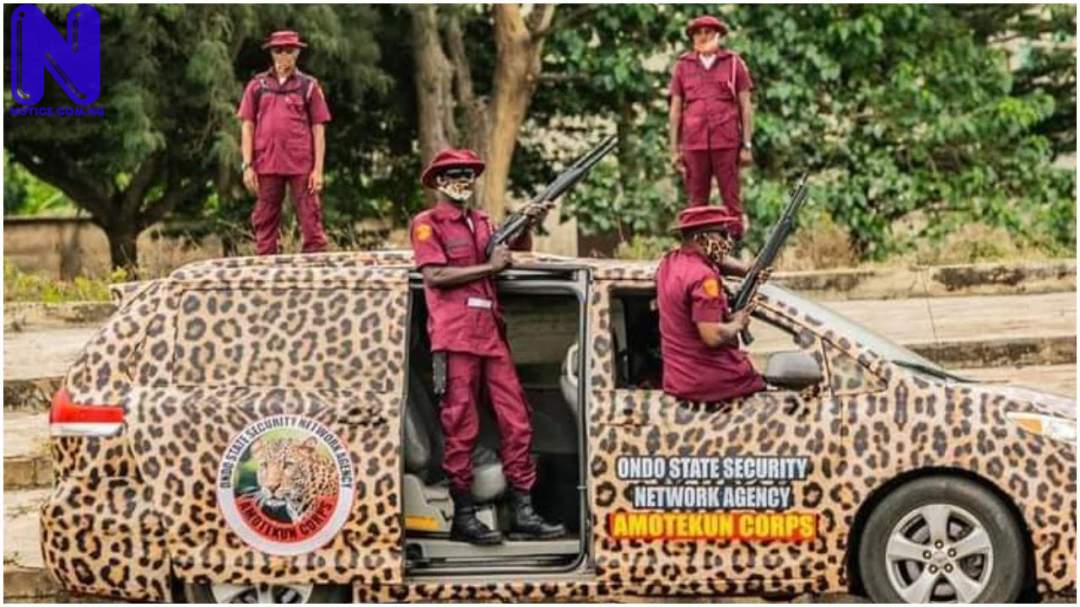 Amotekun recovers 4 AK-47 rifles, military uniforms in Oyo AMOTEKUN-34862