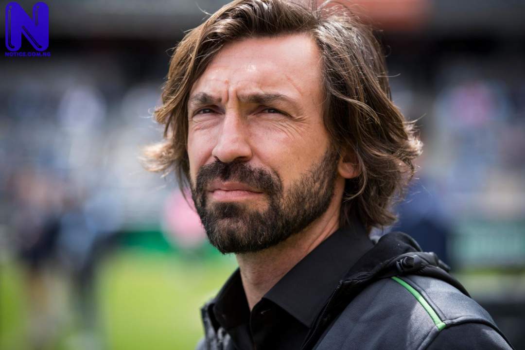 Pirlo reacts to Ronaldo’s failure to, jump, block free-kick - Juventus versus Parma ANDREA-PIRLO