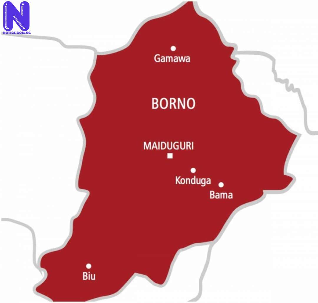  Gwoza residents panic as military fires artillery at ISWAP fighters in Biu - Borno BORNO-STATE-MAP21093