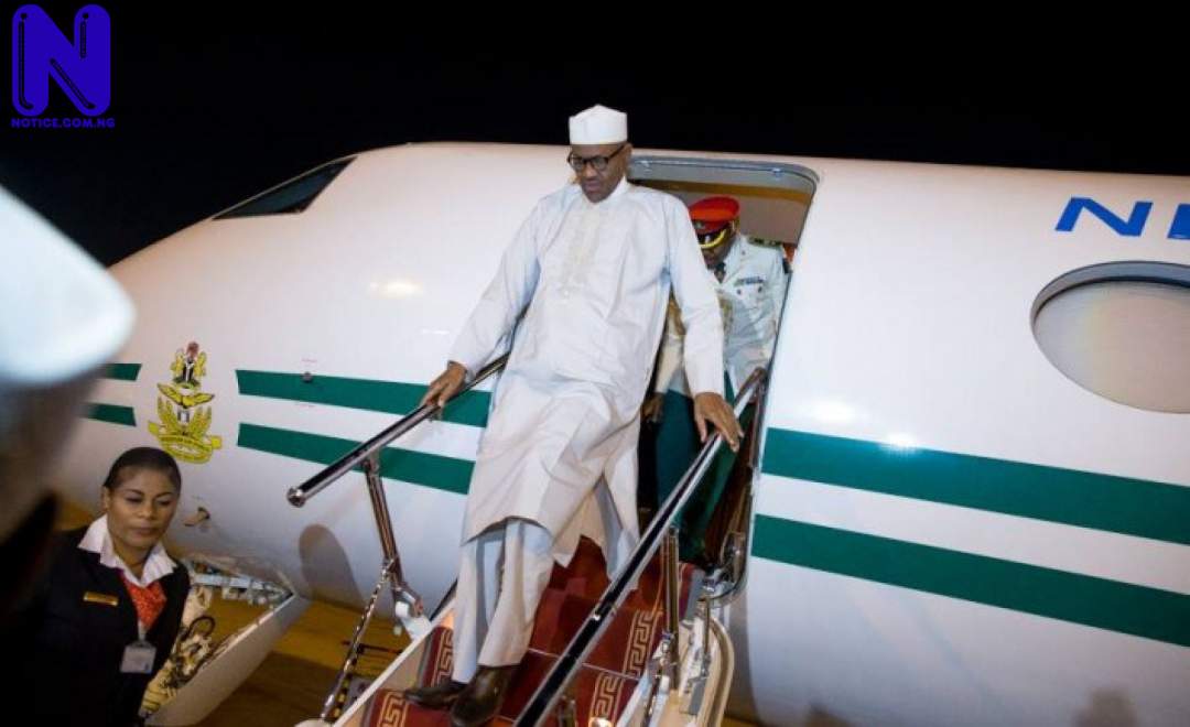 Buhari returns to Abuja, sends gifts to military officers BUHARI177837