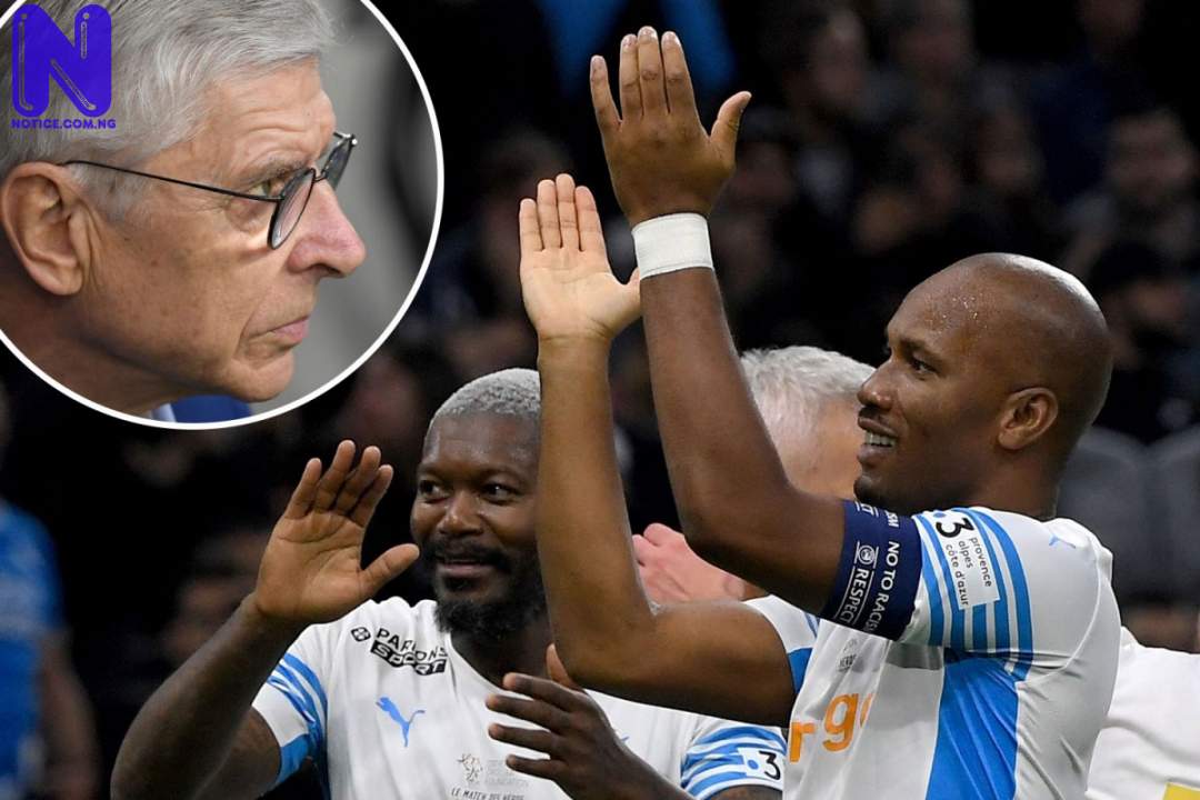 Drogba returns, scores hat-trick against Arsene Wenger’s team DROGBA532991