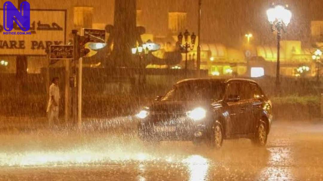 Dubai creates artificial rain to combat heatwave IMAGES-5532891