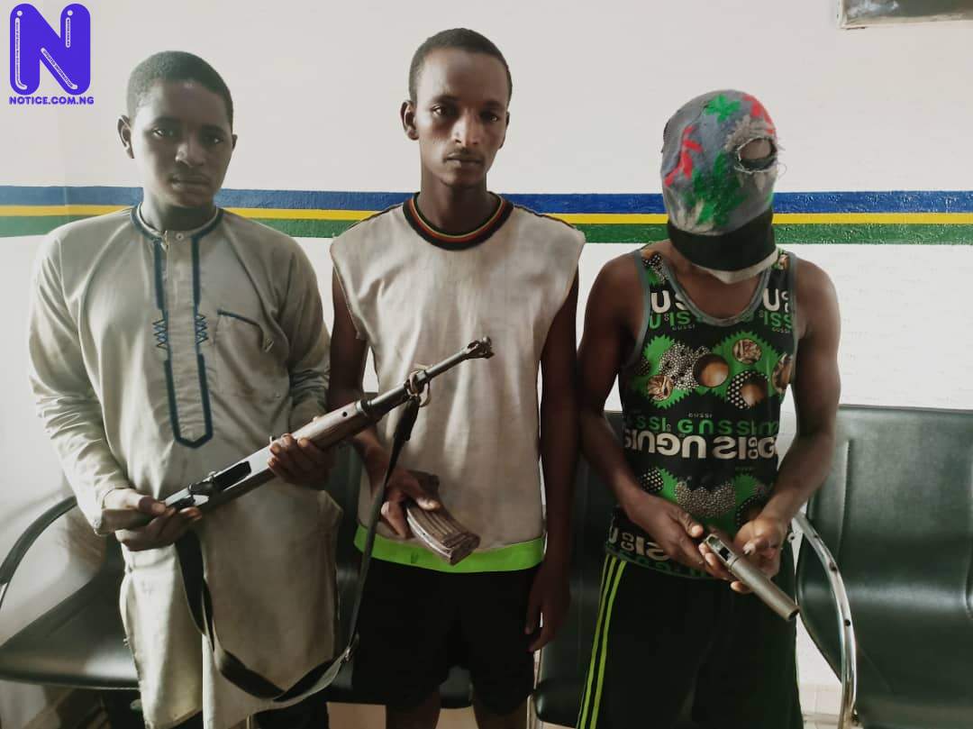 Three suspects arrested for alleged armed robbery in Kwara IMG-20220714-WA002266486