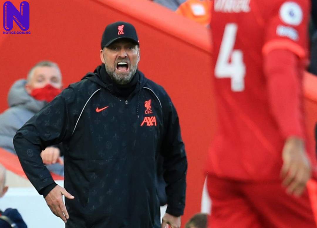  We are upside down – Klopp slams Liverpool players after 2-2 draw with Fulham - EPL KLOPP-178303