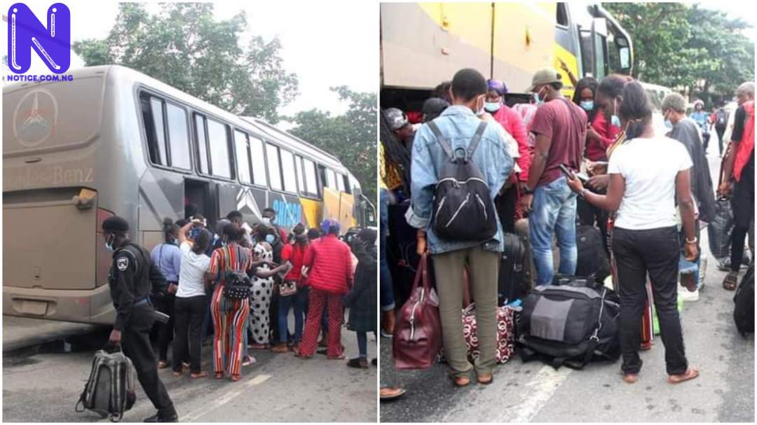  Lagos Gov, Sanwo-Olu evacuates 3-week-old baby, students - Plateau crisis LAGOS225076