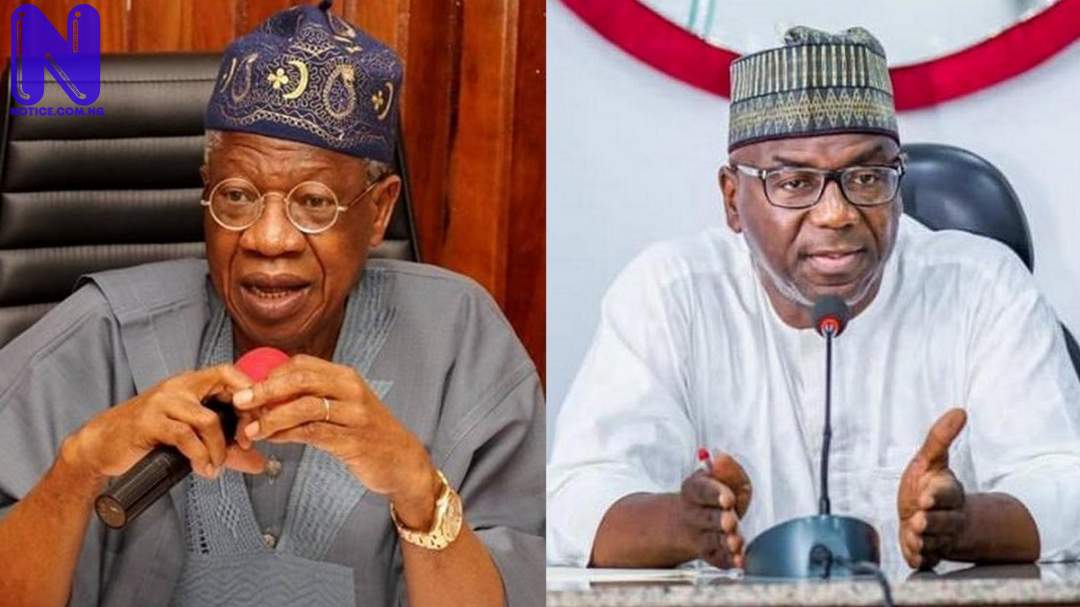 Kwara Senators declare Abdulrazaq APC leader after Lai Mohammed’s outburst LAI-MOHAMMED-AND-KWARA-STATE-GOVERNOR-ABDULRAHMAN-ABDULRAZAQ