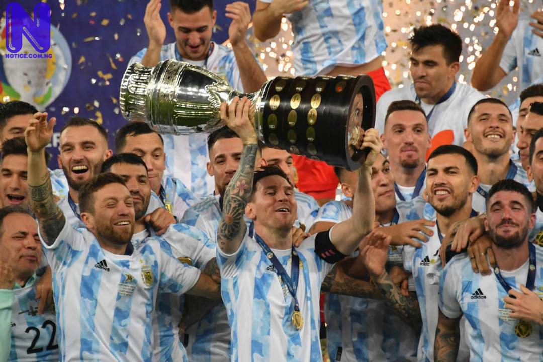 Messi reacts as Argentina beat Brazil to win Copa America MESSI-COPA-SCALED