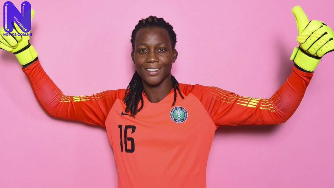 Super Falcons goalie, Nnadozie nominated for top award in France NNADOZIE81675