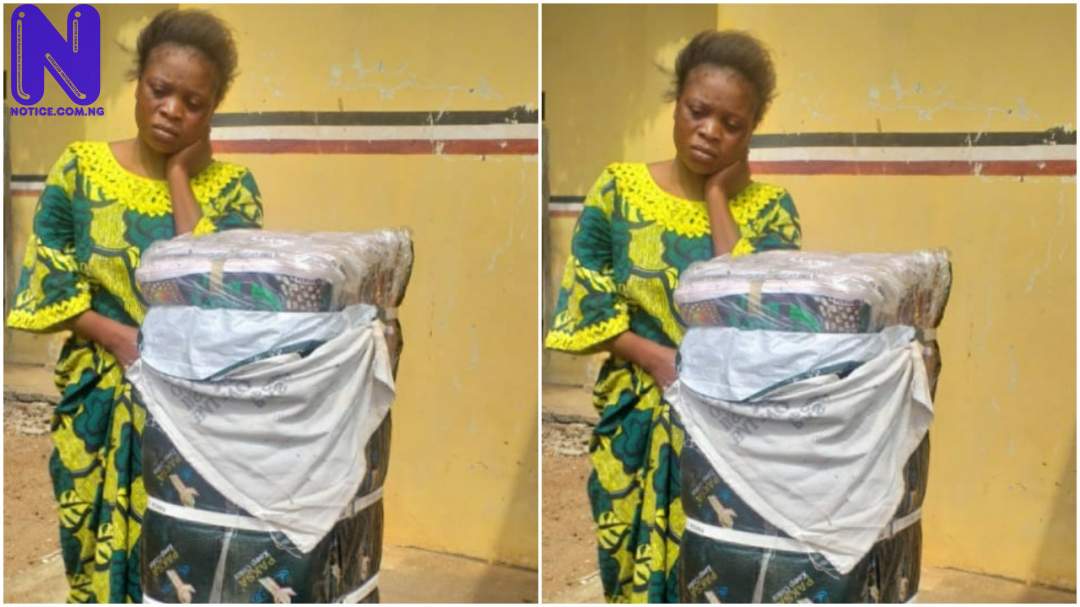 30-year-old woman arrested for alleged theft of N500,000 bundle of clothes NRBJSGEP189397