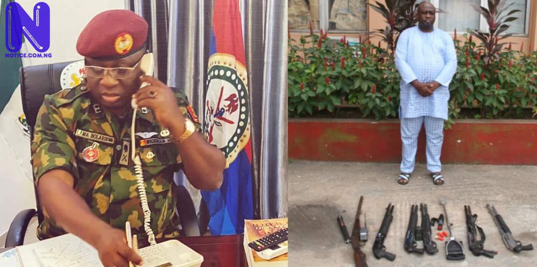 ‘General’ who claimed Buhari shortlisted him as Army Chief arrested with guns OLUWASEGUN-BOLARINWA-418654
