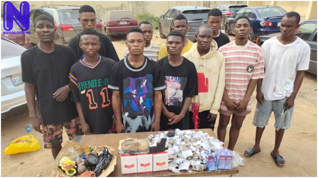 Delta Police Command arrests 20 suspected cultists, recover fabricated gun, drugs, others PJIMAGE-11236336