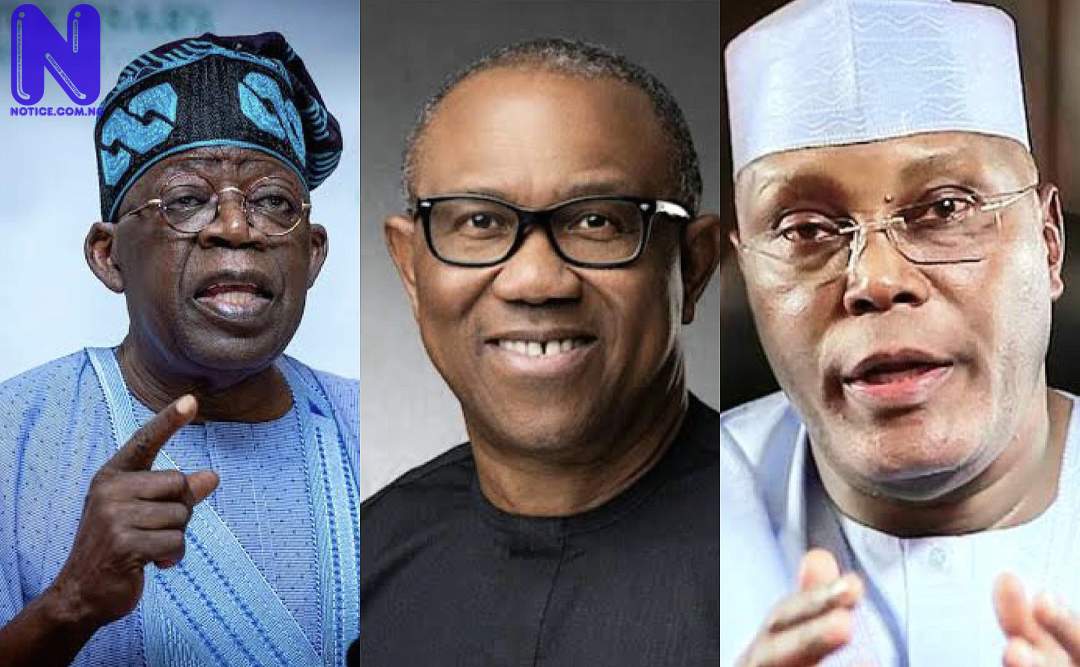 Tinubu leads Atiku, Obi in Jigawa with slim margin - Presidential election results TINUBU-OBI-ATIKU--573339