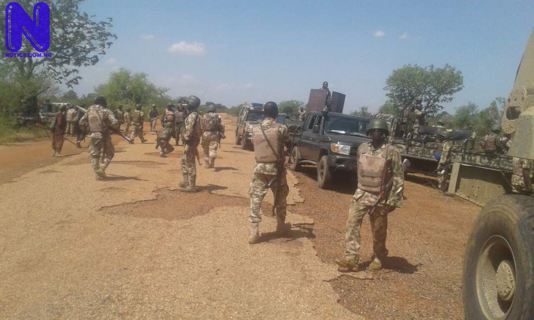 Nigerian troops ambush Boko Haram terrorists, kill 7 in Borno TROOPS166548