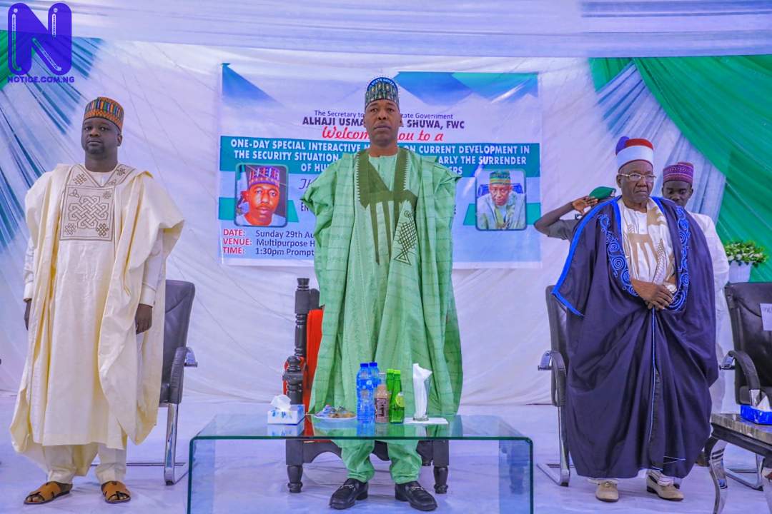 Borno, security agencies, clerics, others reach 16 resolutions - Boko Haram surrender ZULUM-SHEHU-500760